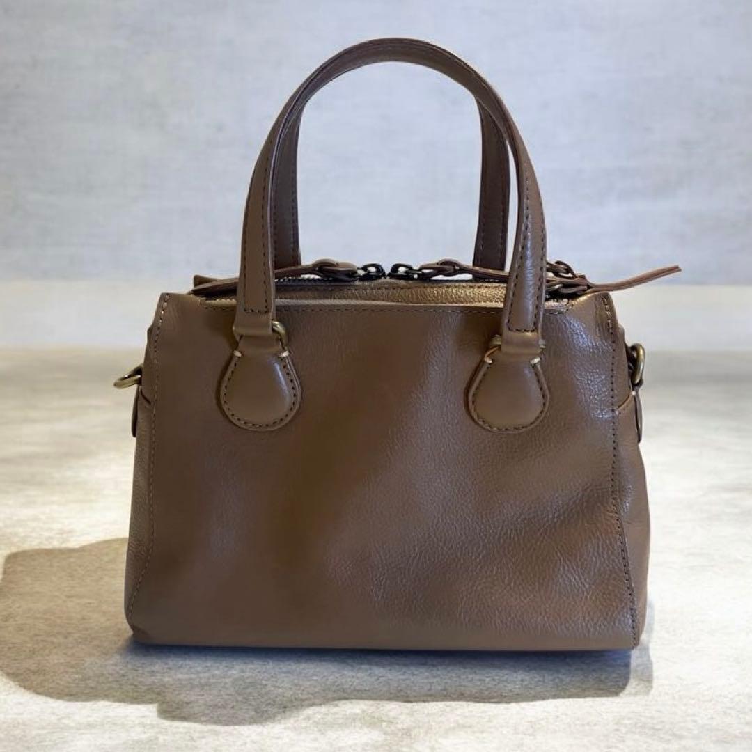 Dakota ダコタ レックス 2WAY ハンド ショルダーバッグ 本革 オーク — image 4