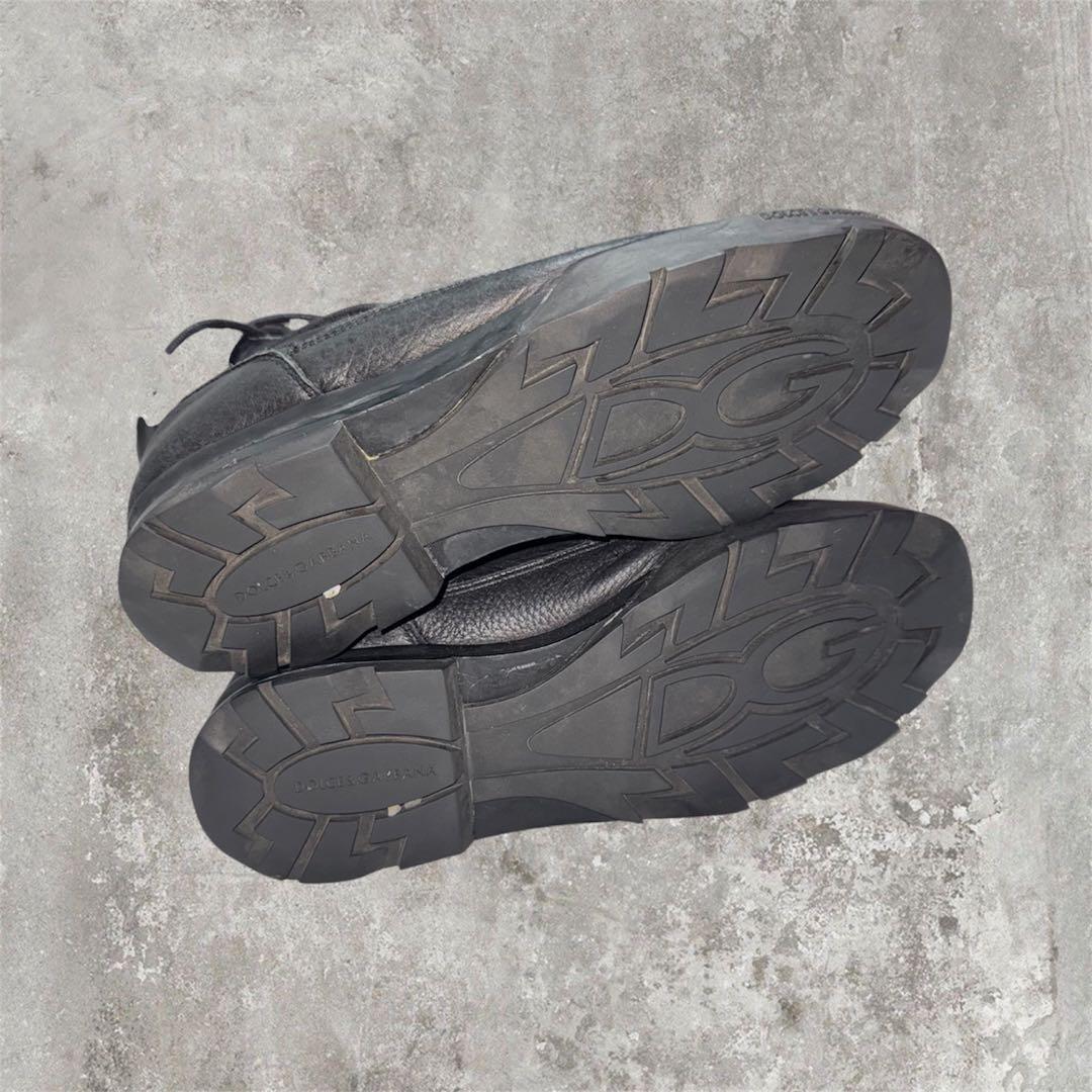2008AW DOLCE&GABBANA leather nylon boots — image 5