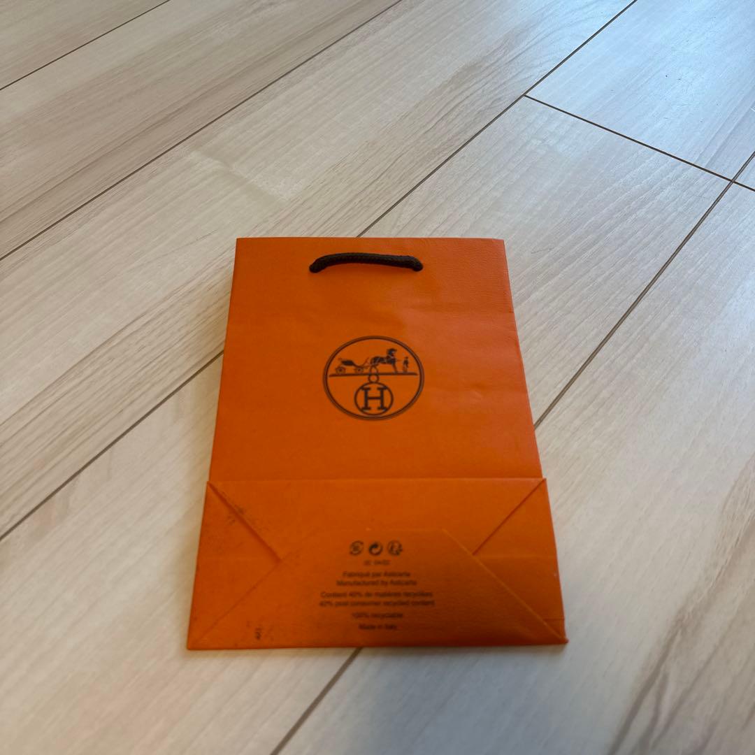 HERMES ショップ袋 オレンジ — image 2