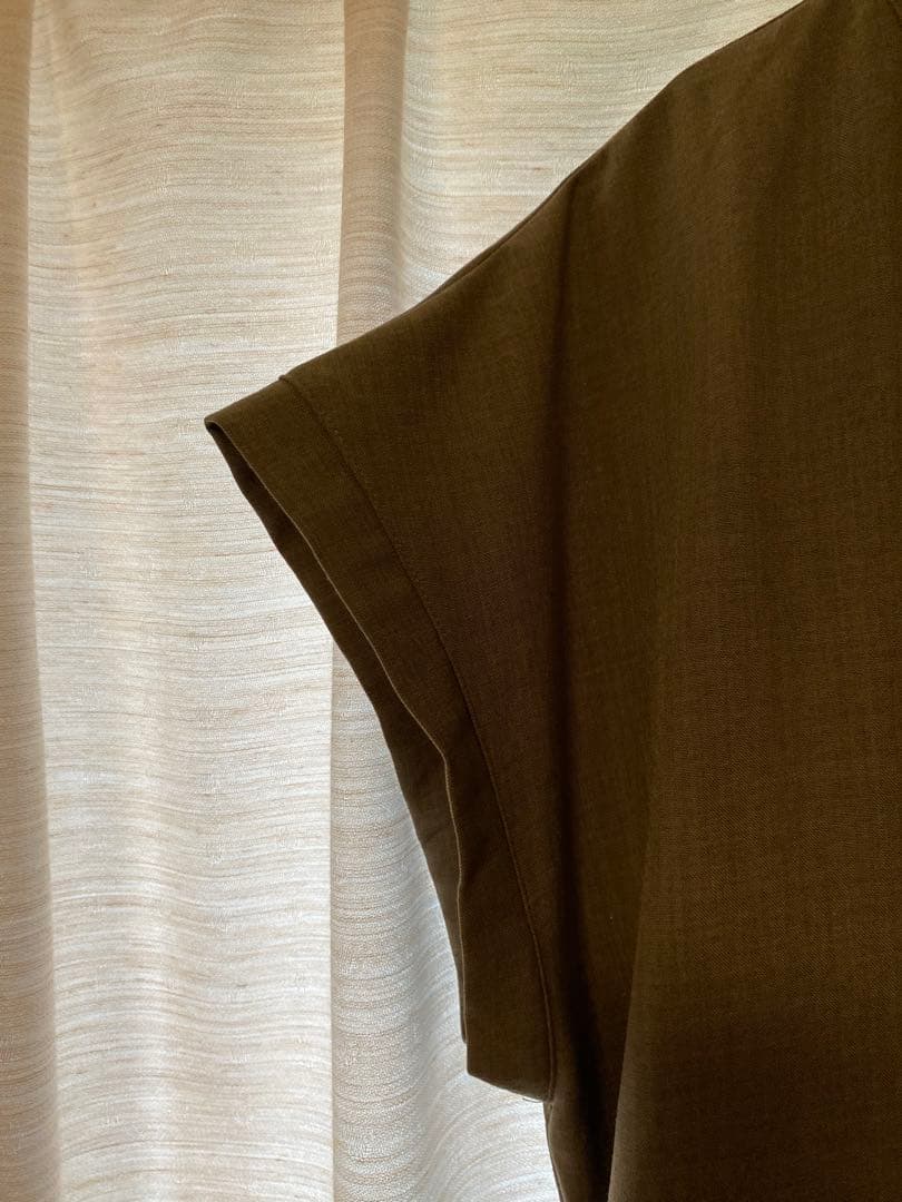 Honeys ワンピース XL 大きいサイズ オリーブ色バックスリットゆったりめ — image 5