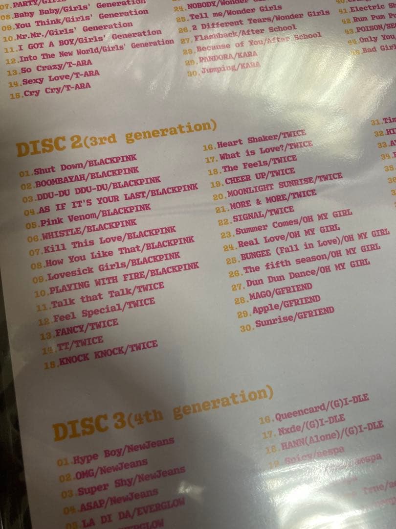 K-POP ALL TIME 女性グループ盤BEST 3枚組CD — image 5