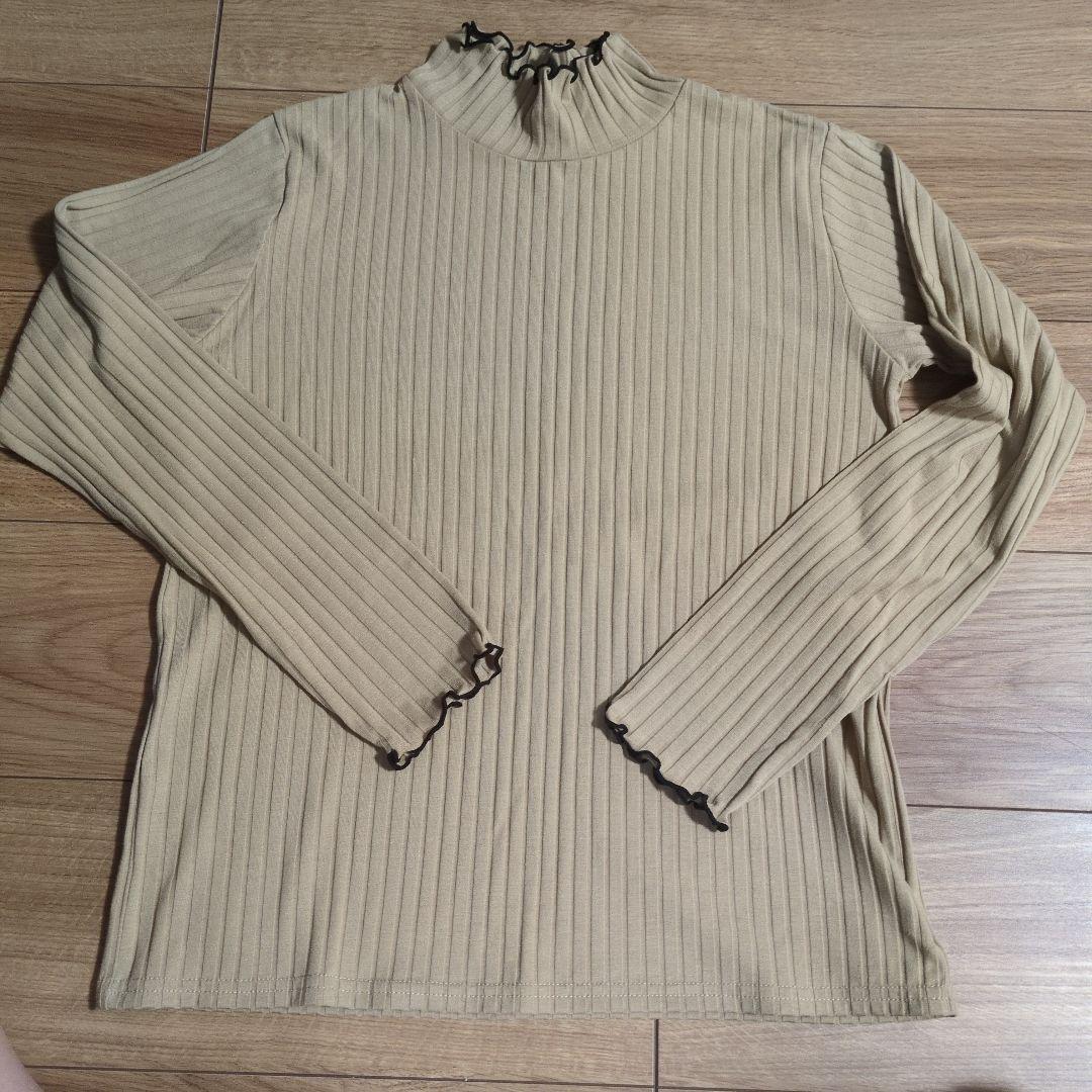 リブカットソー「タートルネック」Ｌ — image 2