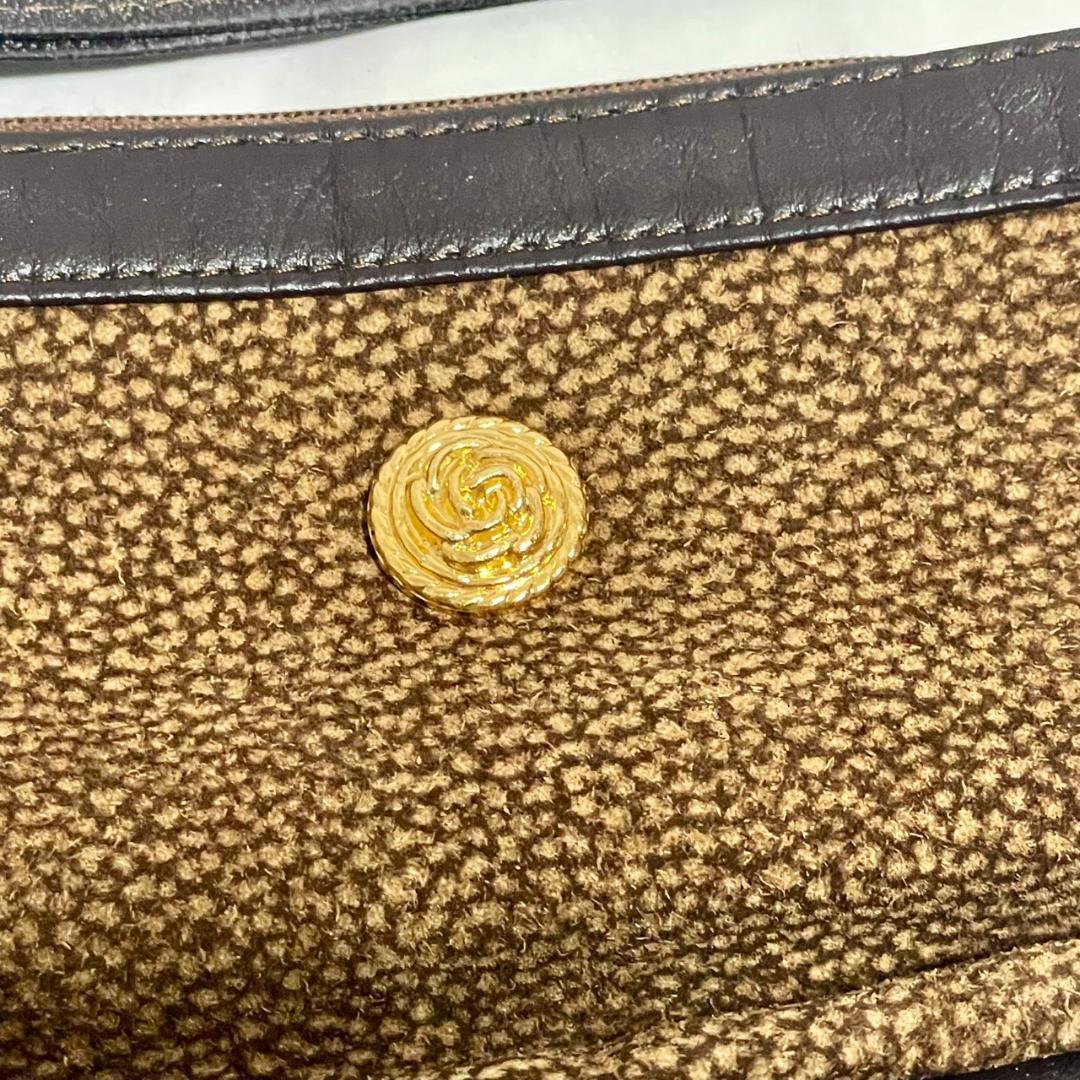 ヴィンテージ 薔薇金具 ハンドバッグ ミニバッグ レトロ ポーチ 総柄 — image 3