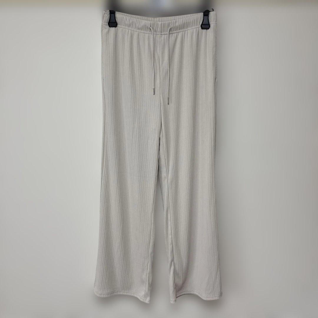 【ほぼ未使用】GU リブプルオンパンツ　ナチュラルＬサイズ — image 5