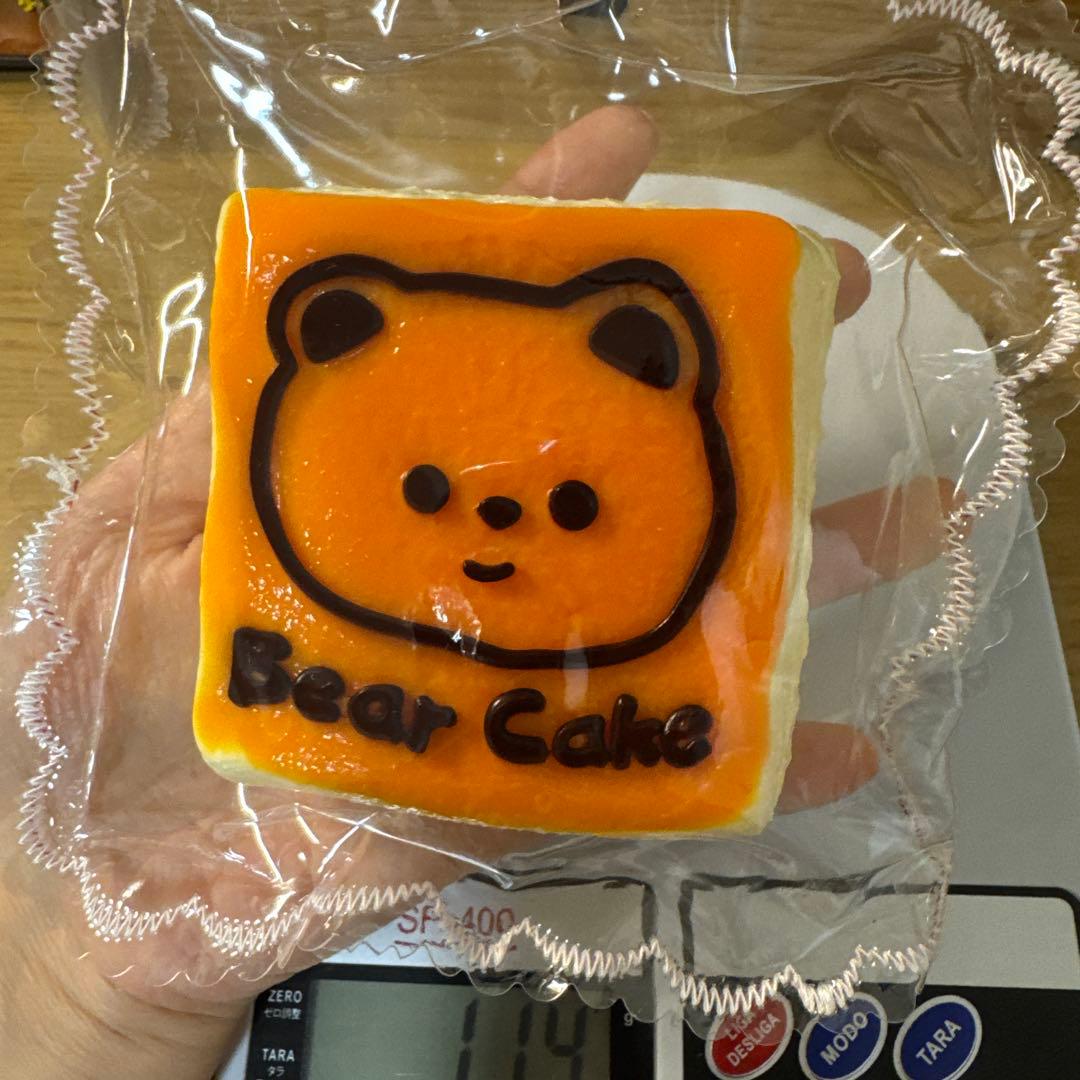 手づくりスクイーズ　水感　限定　揺れ揺れタイプ　Lサイズ　クマチーズケーキ — image 3