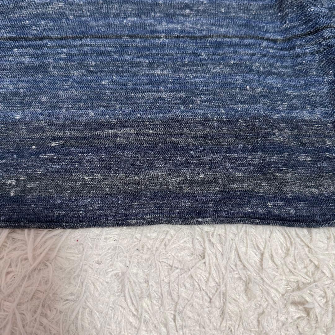 《美品》 Calvin Klein ボーダー柄ニット ネイビー ブラック S — image 5