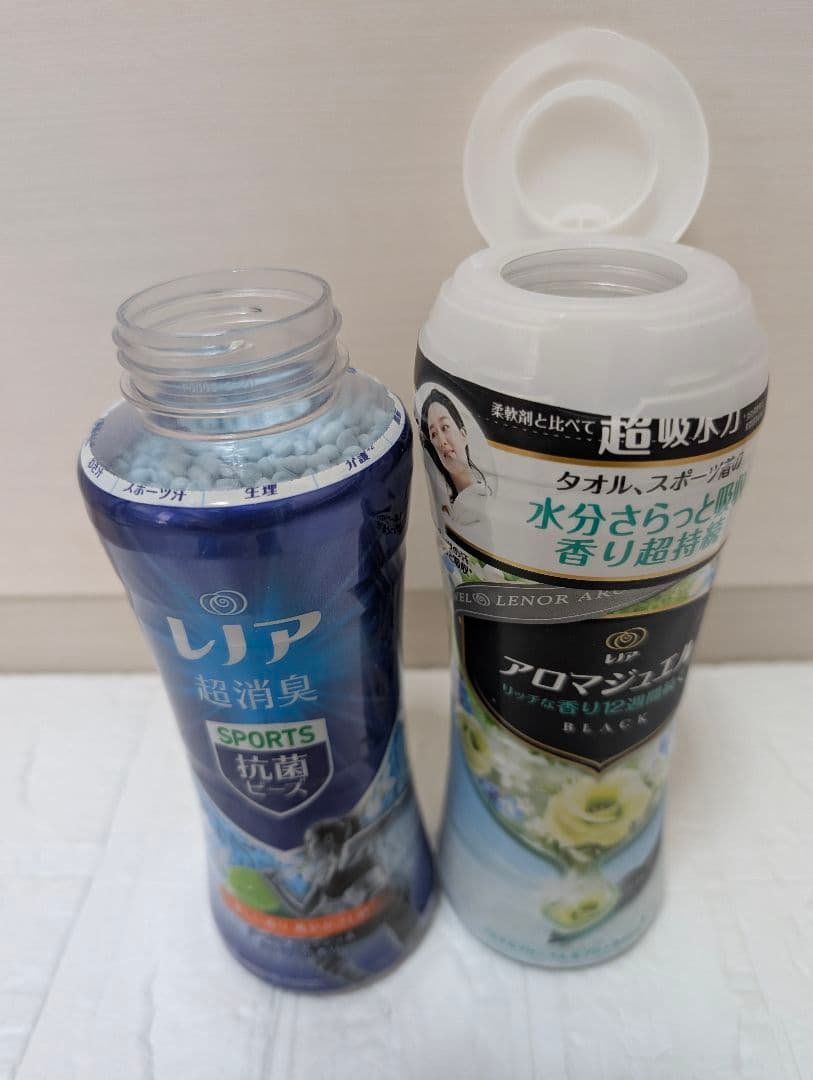 レノア 超消臭 抗菌ビーズ アロマジュエル ブラック 2本セット — image 4