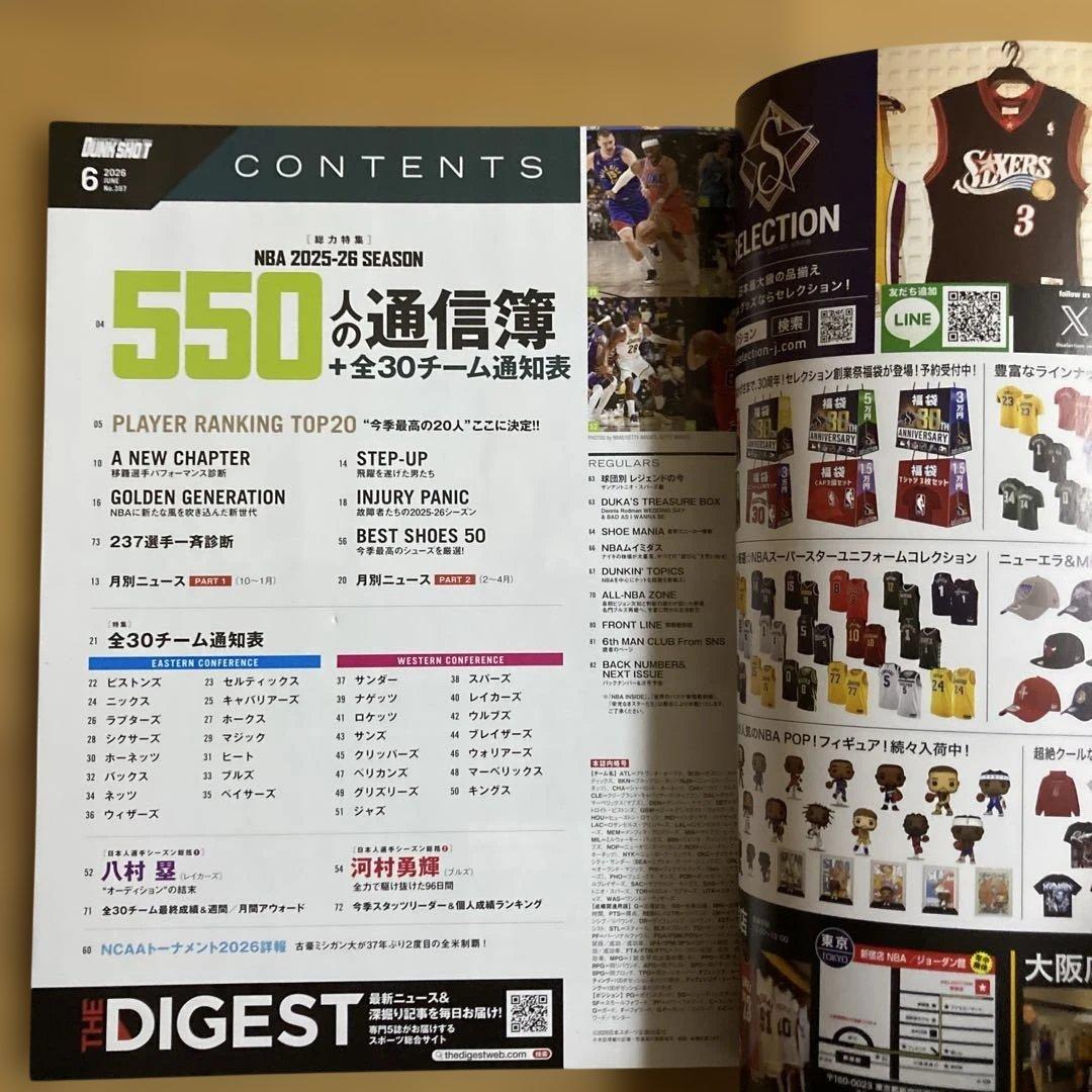 【隔月発行】雑誌ダンクシュート 2026年6月号&2026年4月 — image 4