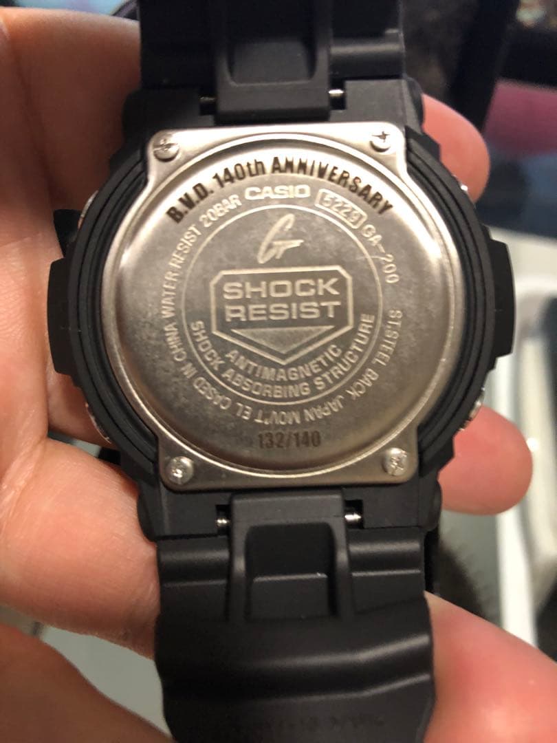CASIO G-SHOCK GA-200 140周年記念モデル — image 3
