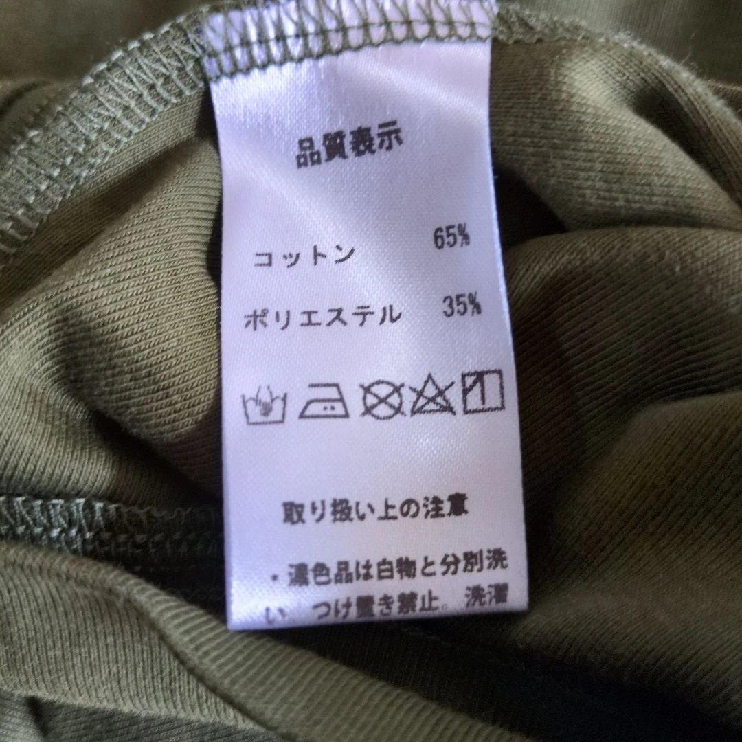 édo 半袖Tシャツ オリーブモスグリーン色 — image 3