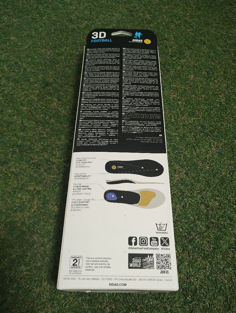 jboy様SIDAS FOOTBALL インソール Mサイズ 25-26.5cm — image 5