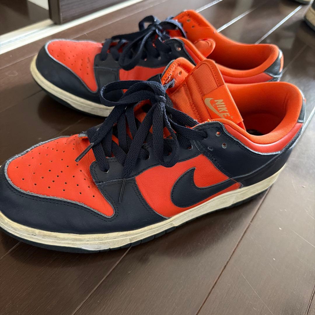 Nike スニーカー オレンジ ネイビー — image 2