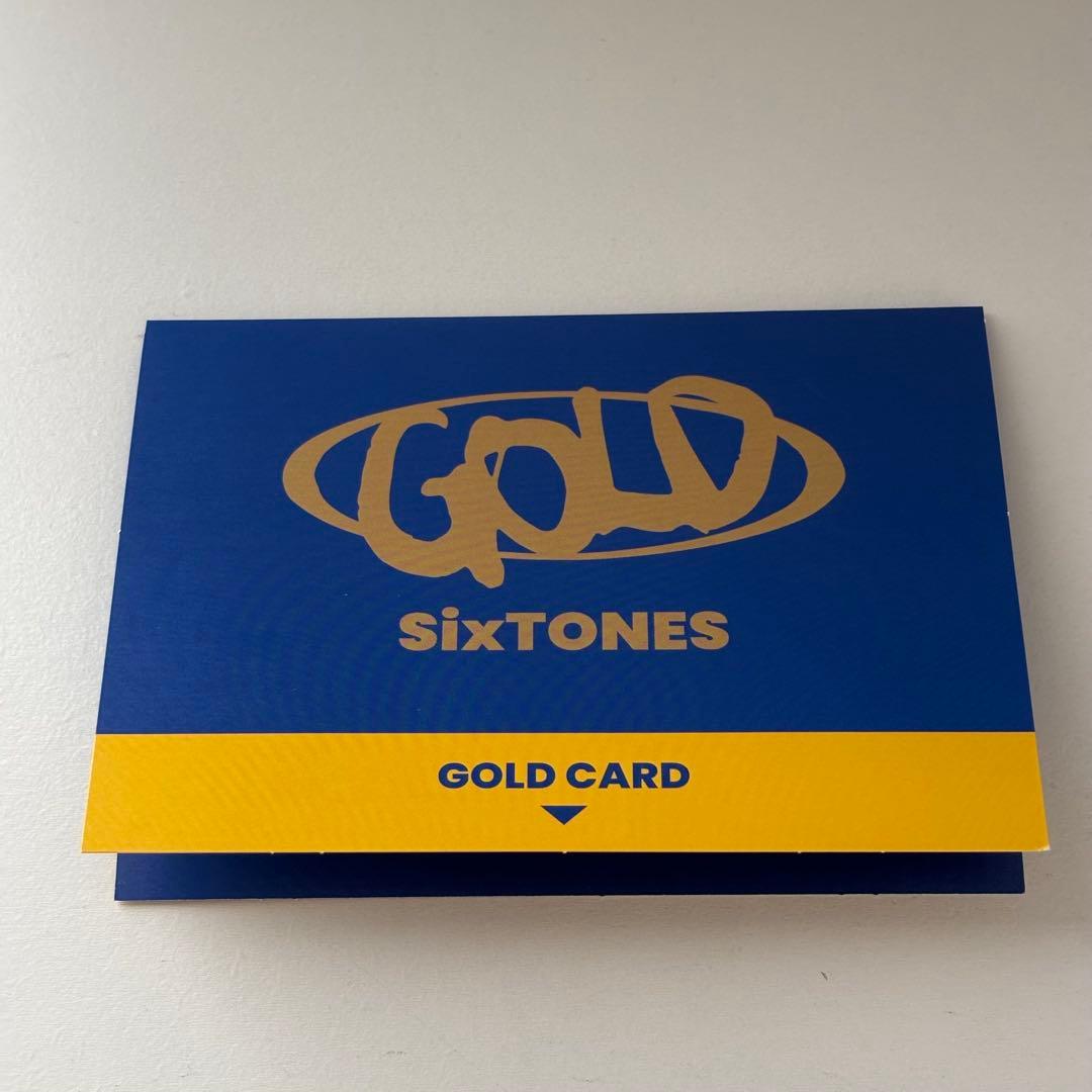 【新品未使用】SixTONES アルバム GOLD 特典 トレカ カード — image 2