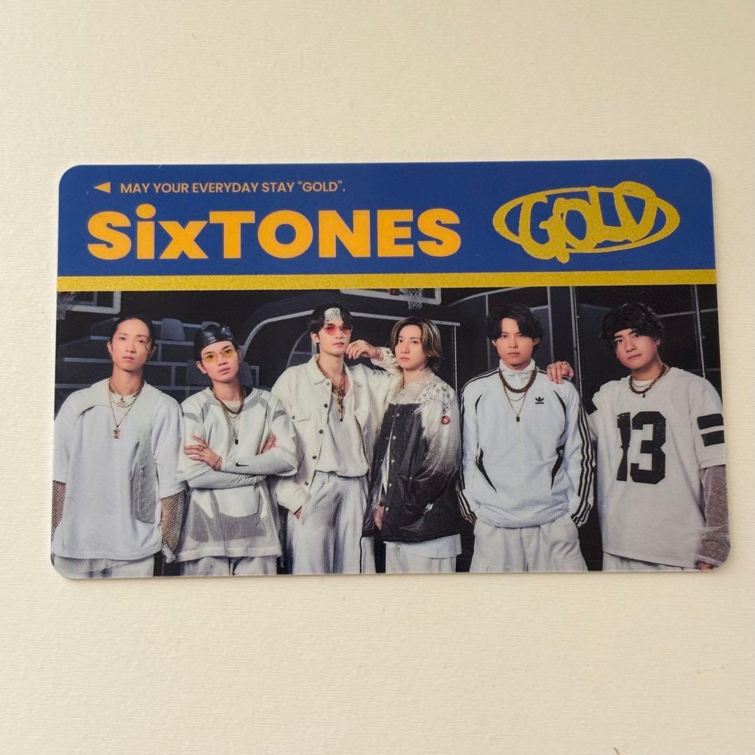 【新品未使用】SixTONES アルバム GOLD 特典 トレカ カード — image 3