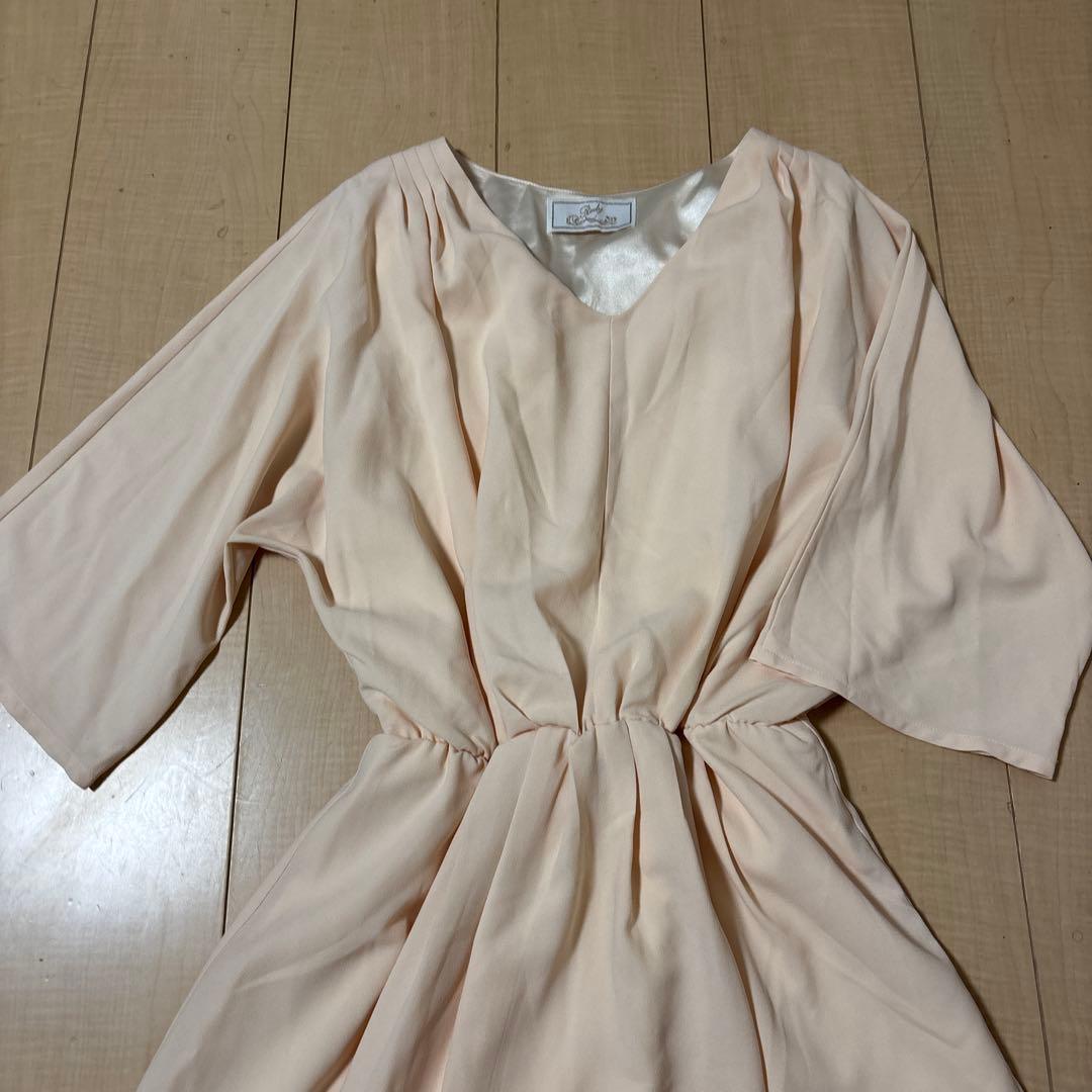 美品 Rady 七分袖 ワンピース ベージュ オレンジ F — image 2