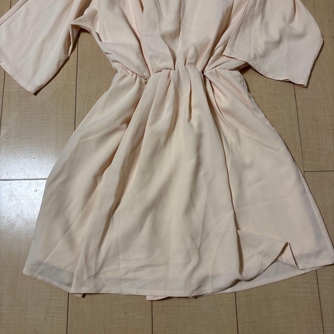 美品 Rady 七分袖 ワンピース ベージュ オレンジ F — image 3