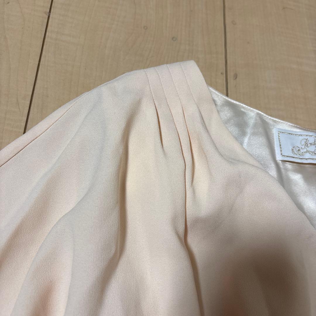 美品 Rady 七分袖 ワンピース ベージュ オレンジ F — image 4