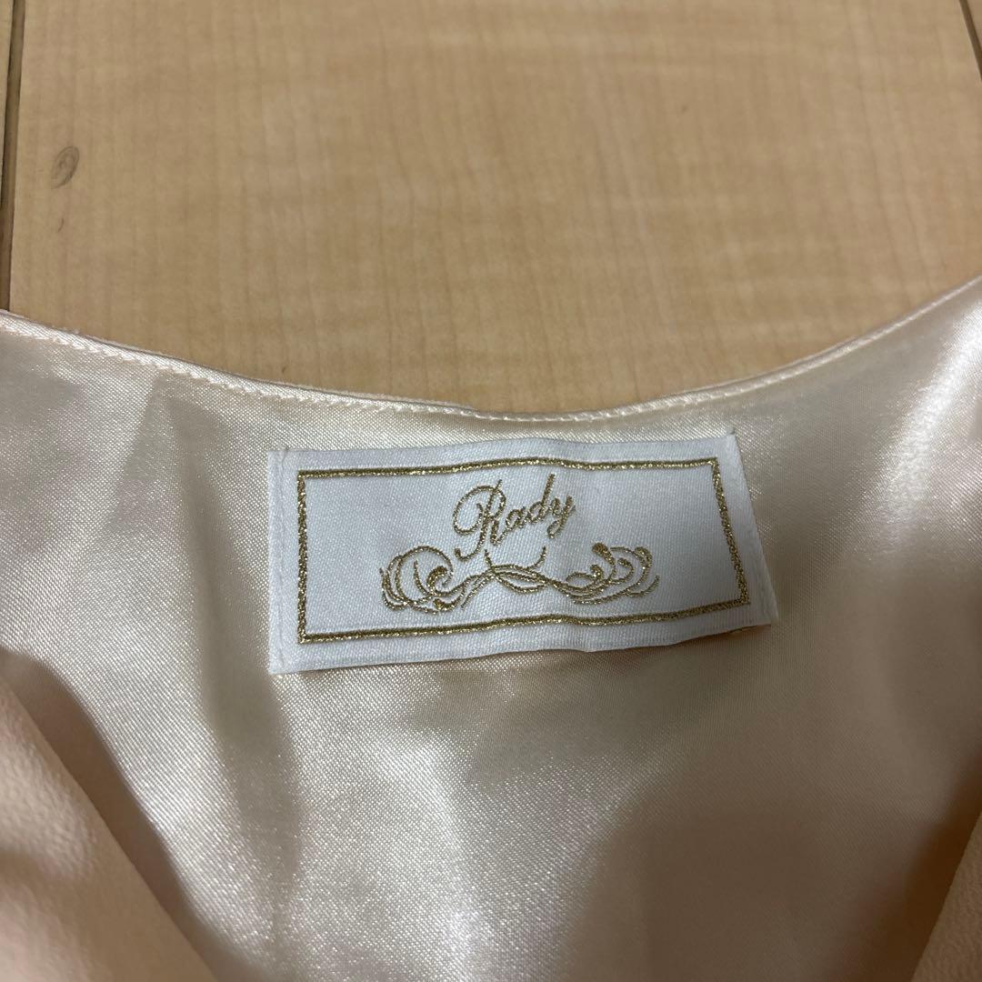 美品 Rady 七分袖 ワンピース ベージュ オレンジ F — image 5