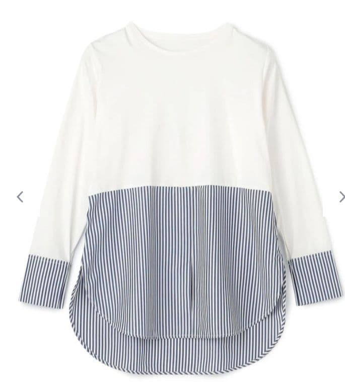 【UNFILO】シャツコンビ レイヤードTシャツ サイズXL — image 4