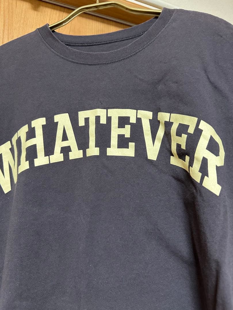 WHATEVER ロゴ 半袖 Tシャツ ネイビー — image 3