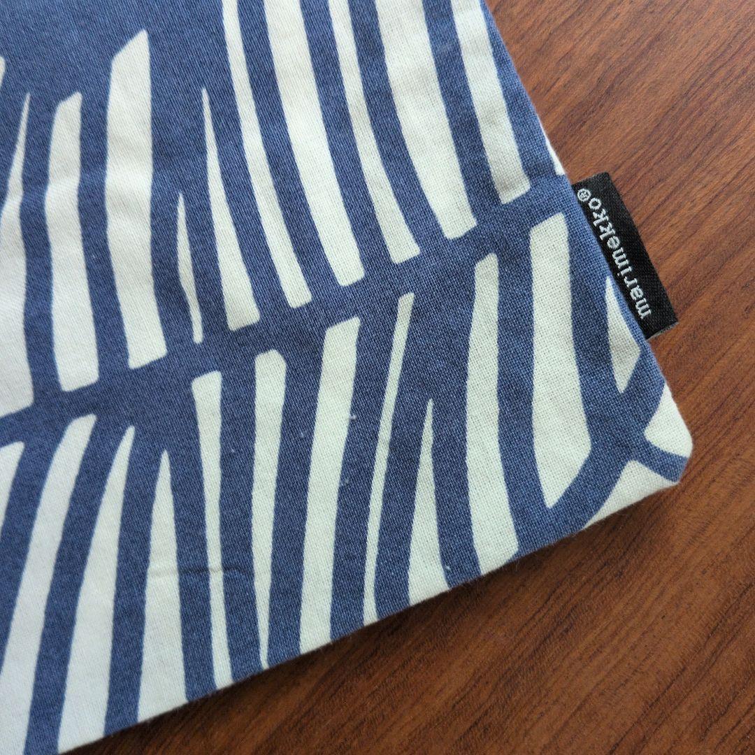 マリメッコ　Marimekko　トートバッグ　ブルー　used — image 2