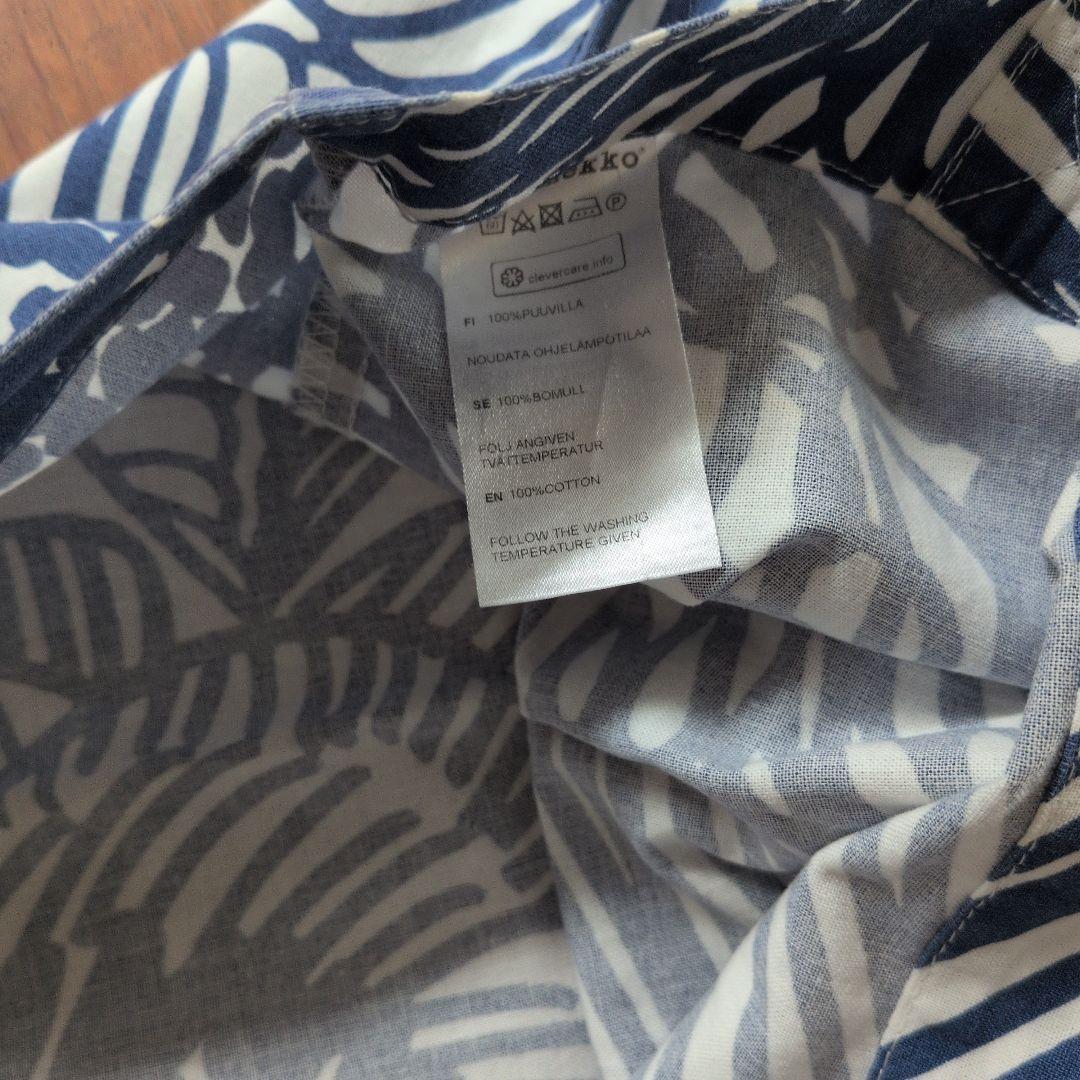 マリメッコ　Marimekko　トートバッグ　ブルー　used — image 4