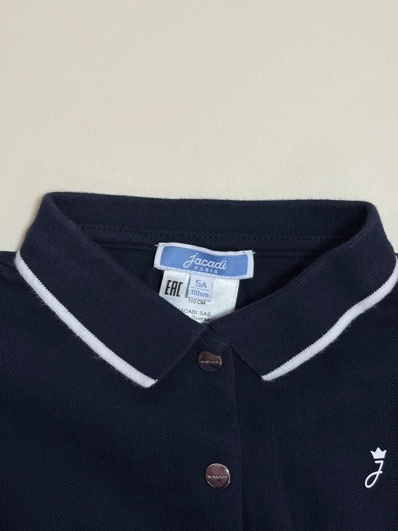 jacadi ポロワンピース ネイビー ジャカディ — image 3