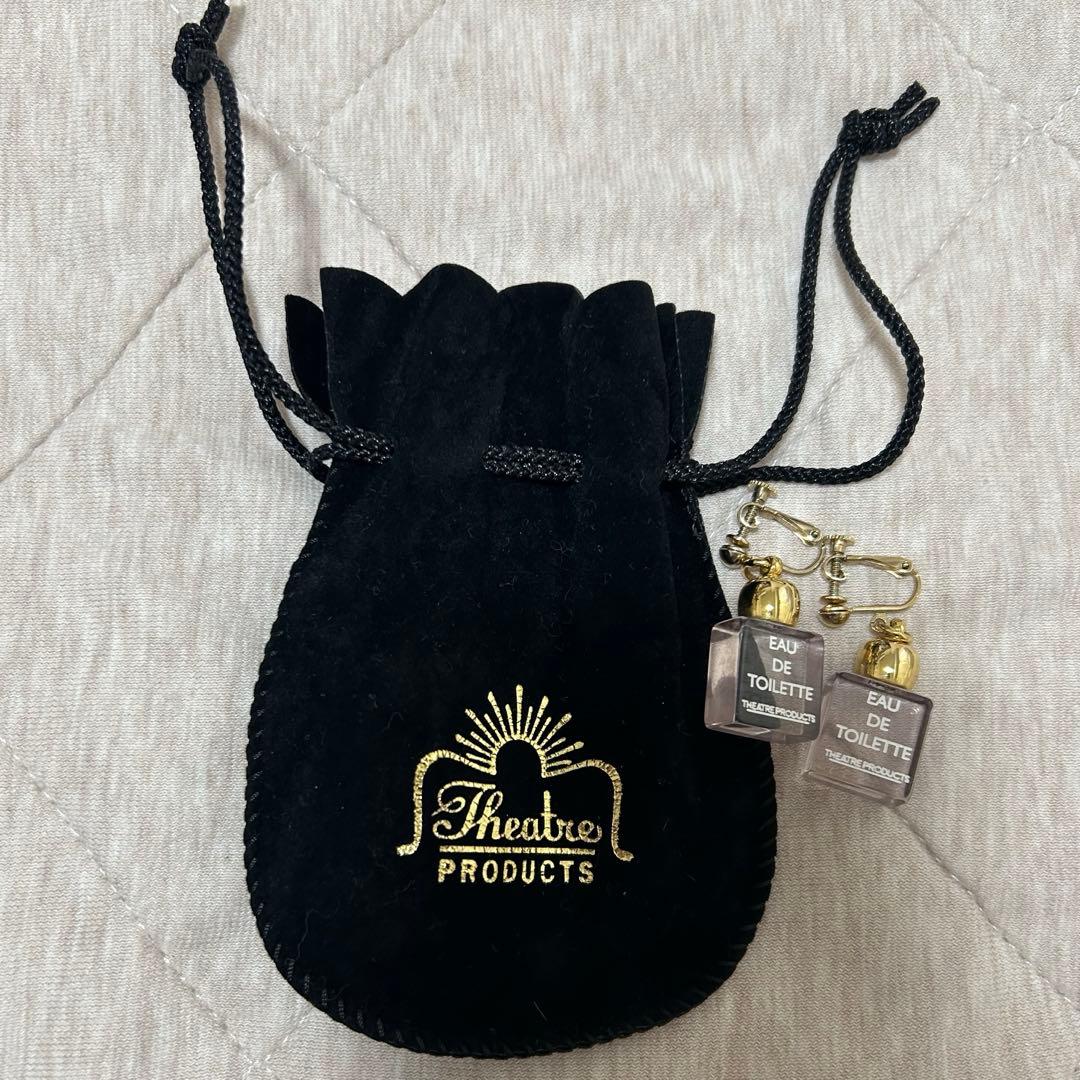 イヤリング 巾着付き 香水モチーフ　シアタープロダクツ　新古品 — image 3
