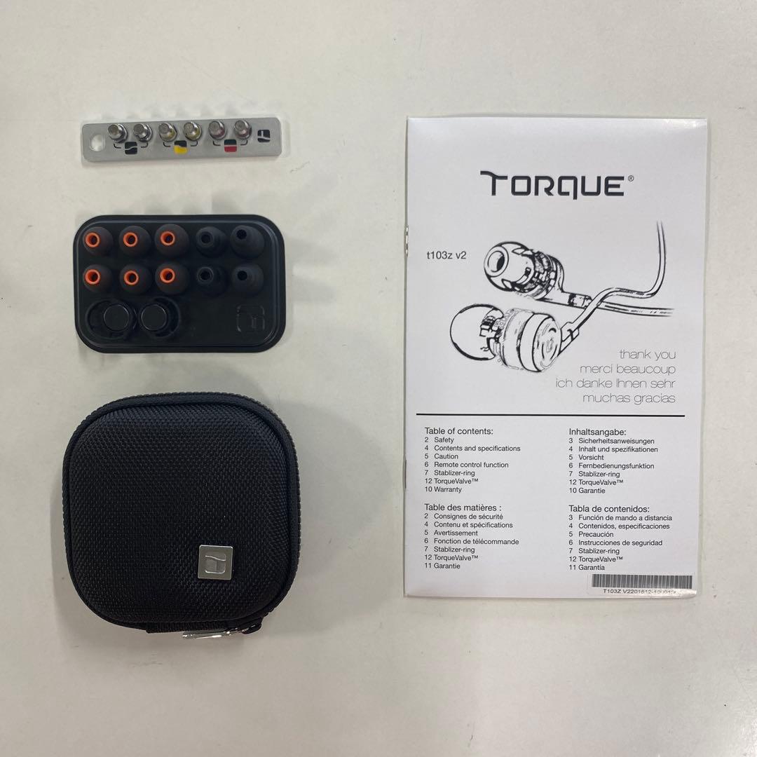 TORQUE インナーイヤーイヤフォン t103z v2 TR-0003 — image 2