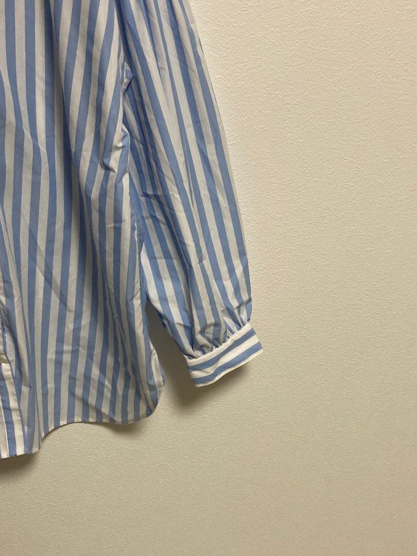 【AMERICAN HOLIC】 ストライプ 水色長袖シャツ ✨Lサイズ — image 5