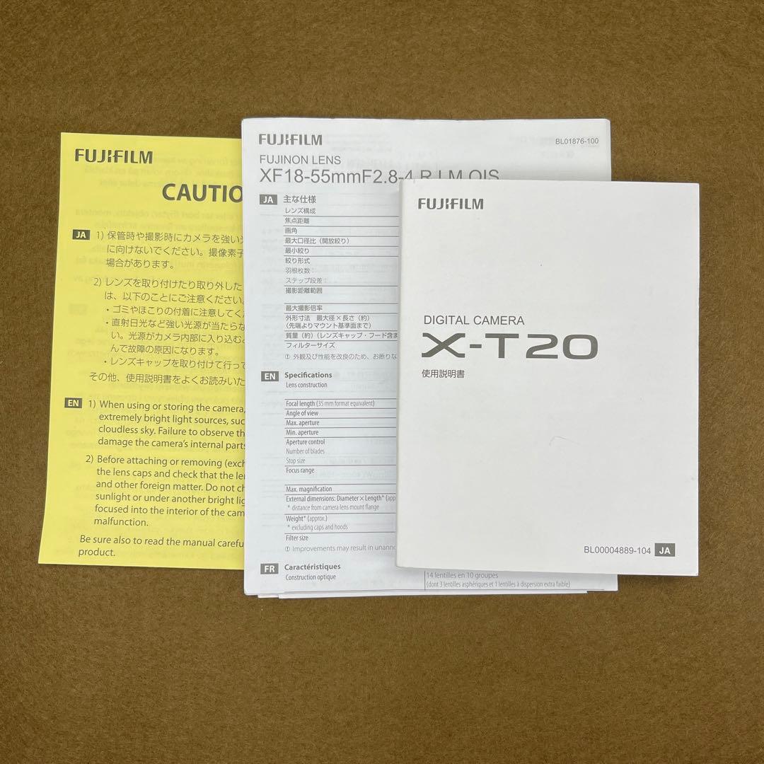 FUJIFILM XーT２０　空箱　取扱説明書 B06 — image 3