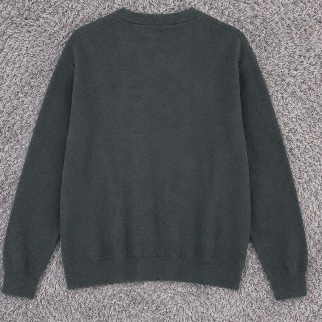 GU クルーネックニット S ダークグリーン 長袖 — image 2