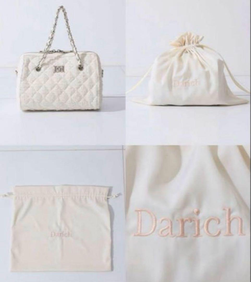 Darich ノベルティ キルティングツイードミニボストンバッグ — image 3