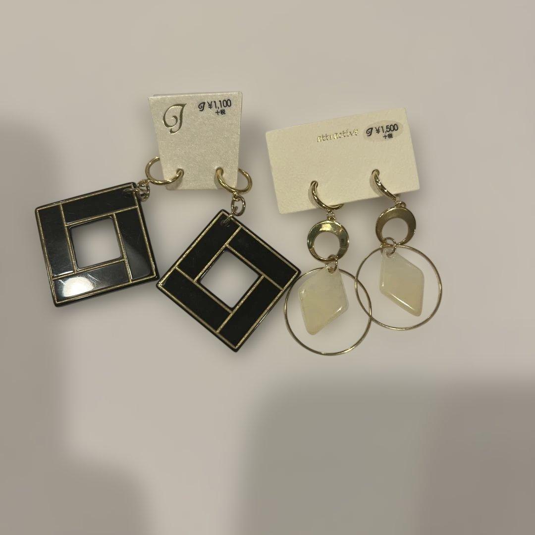 まるでピアス✨フープ型スプリングイヤリング10点セットe260621-3 — image 2