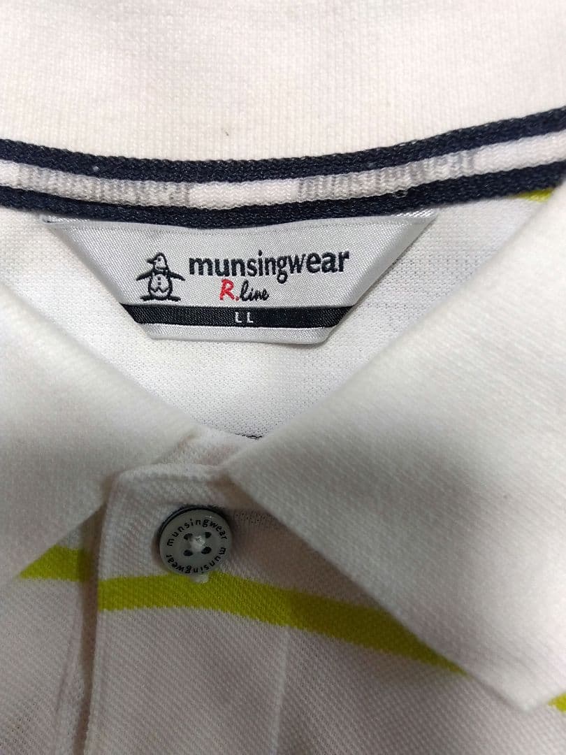 美品✨Munsingwear R.line ポロシャツ ボーダー LL — image 2