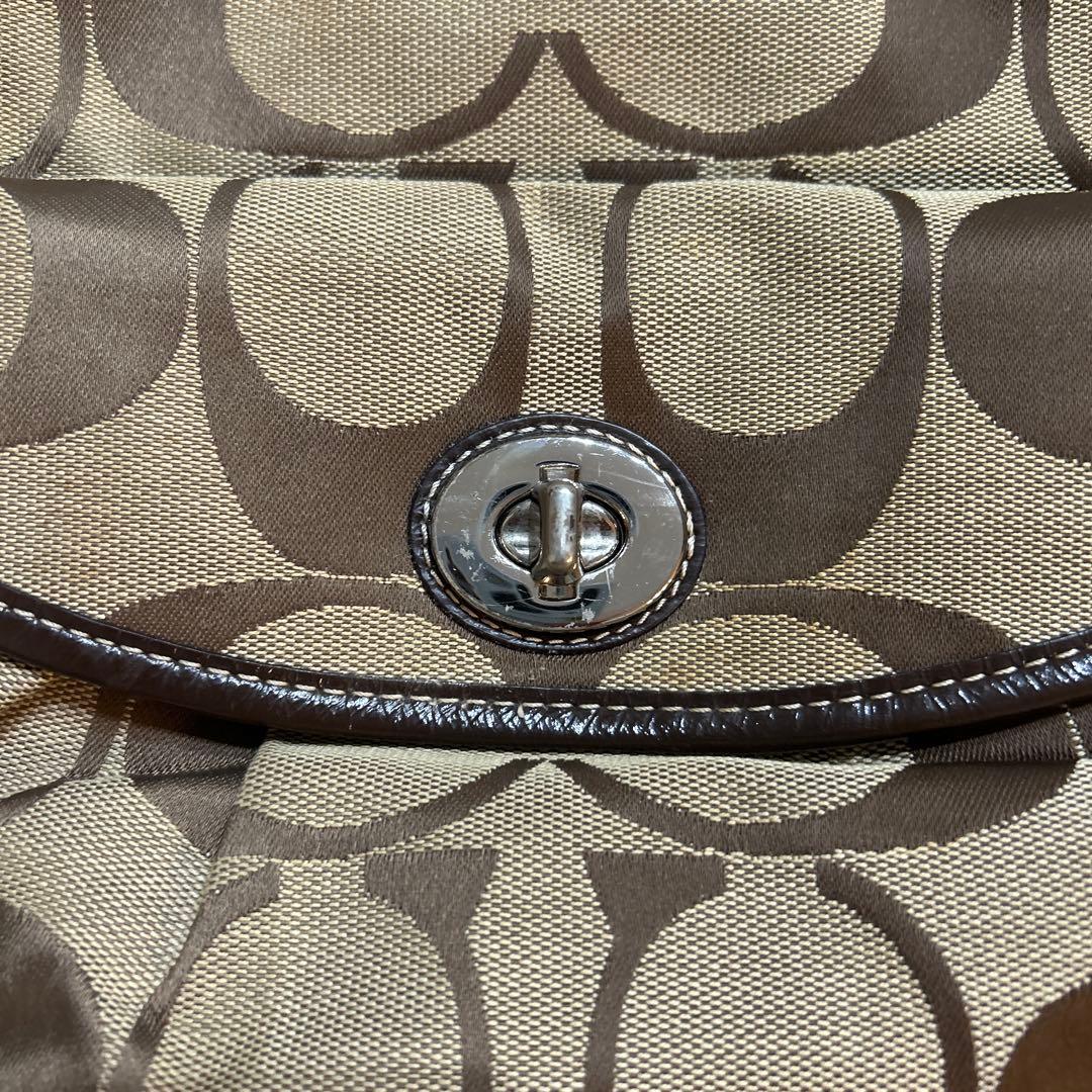 COACH シグネチャー ハンドバッグ ターンロック — image 3