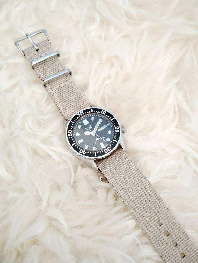 【限定】NATOストラップベルト20㎜ フランス軍 弾性ストラップ カーキ ⑥ — image 2