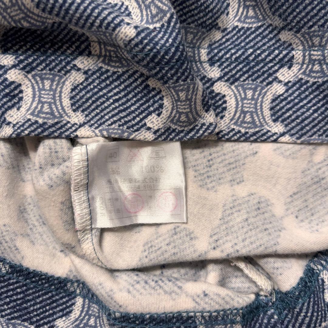 CELINE セリーヌ　マカダム　カットソー　総柄　Tシャツ ネイビー — image 5