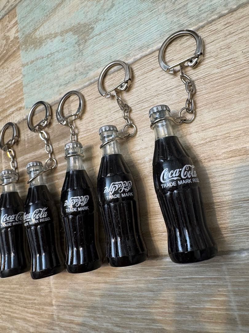 【希少】Coca Cola コカコーラ ボトル キーホルダー　5個セット — image 2