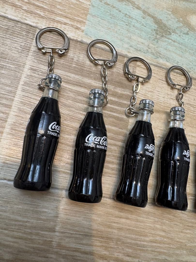 【希少】Coca Cola コカコーラ ボトル キーホルダー　5個セット — image 3