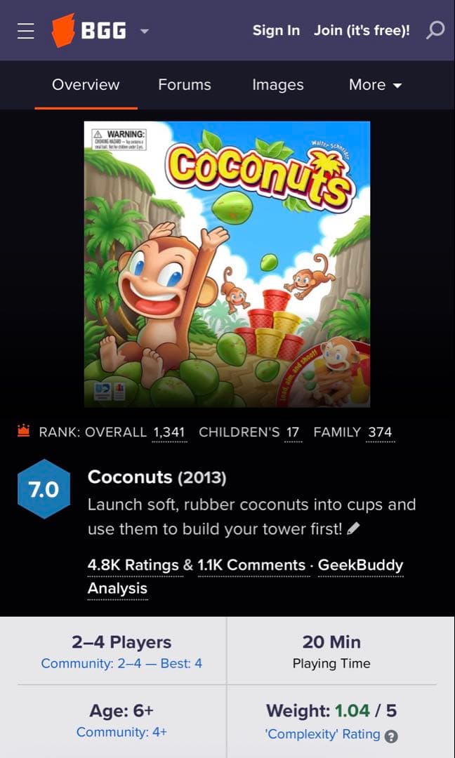 【希少・新品未開封】クレイジーココナッツ Crazy Coconuts — image 3