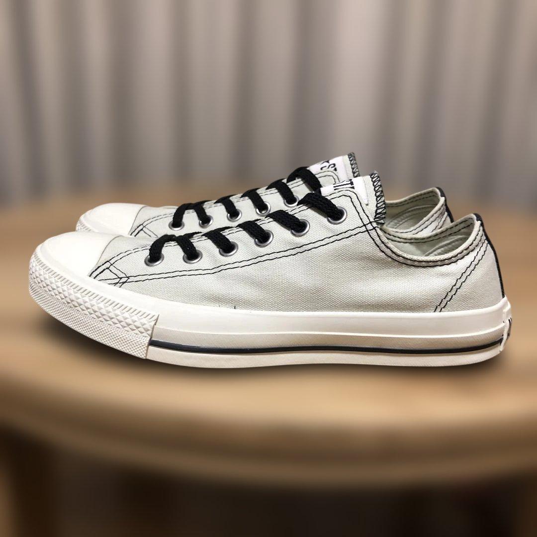 極美品/CONVERSE コンバースALL STAR LOW(26.0cm)薄灰 — image 5