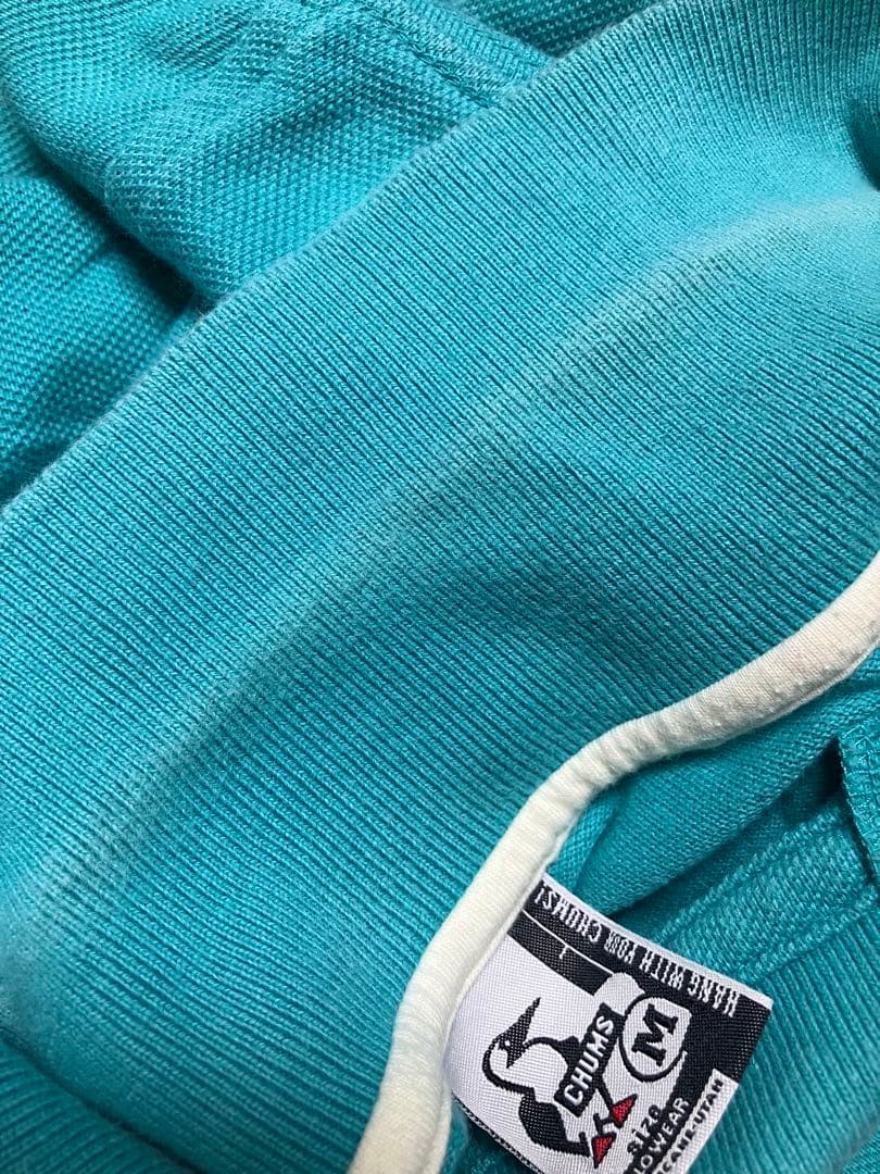 チャムス　CHUMS 半袖　ポロシャツ　ブルー　M — image 5