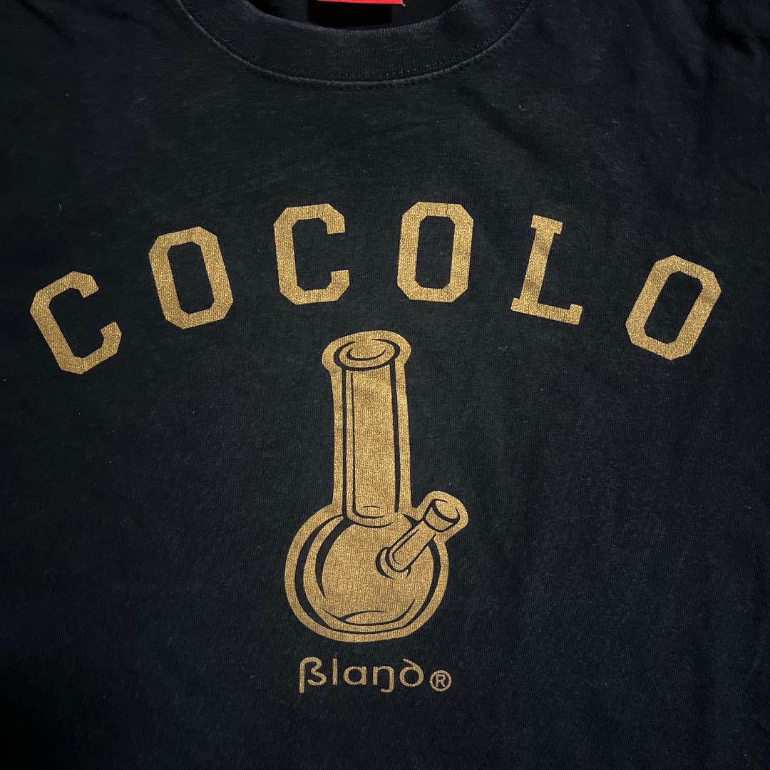 COCOLO BLAND ボングプリント Tシャツ 黒 — image 2