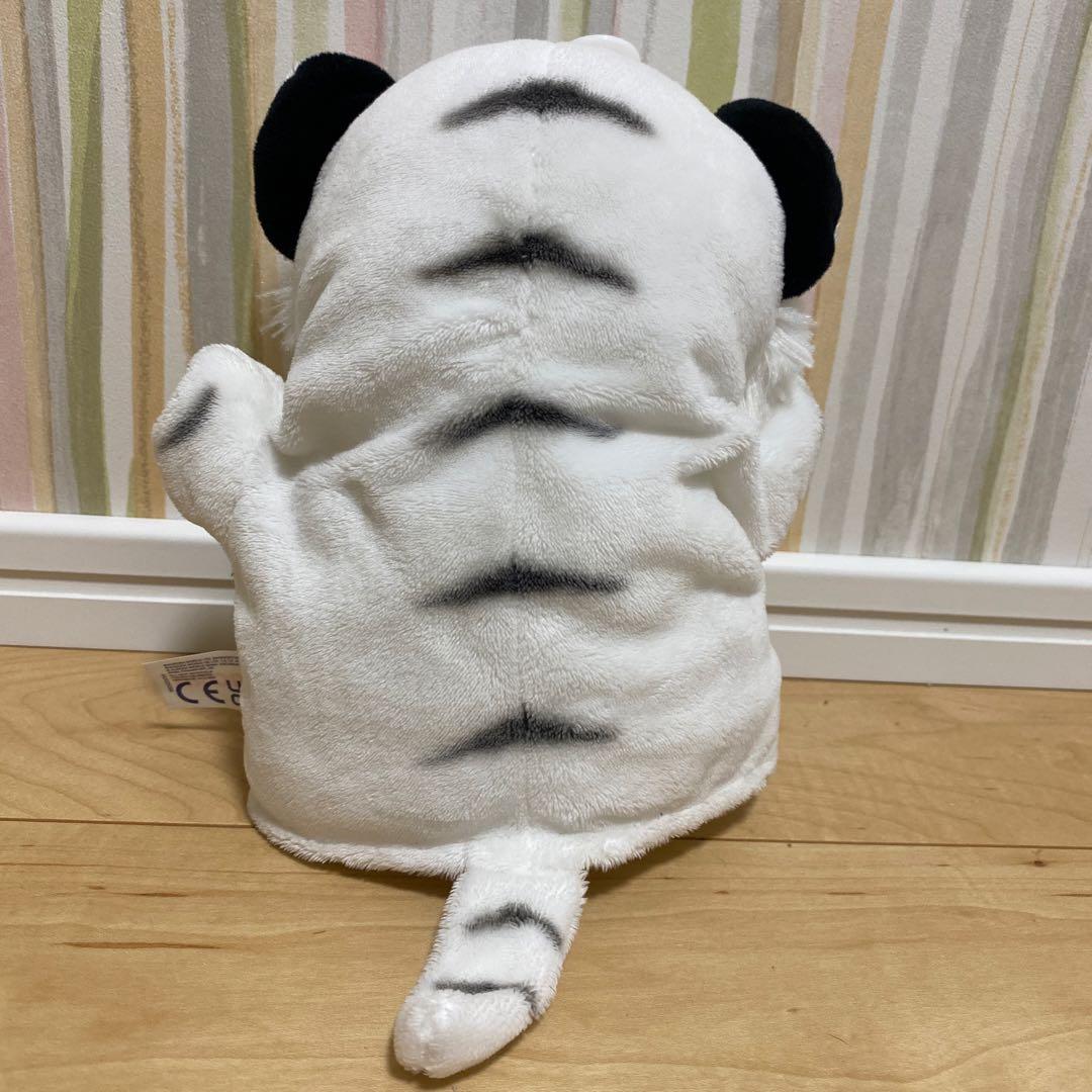 AURORA ホワイトタイガー ハンドパペット ぬいぐるみ — image 2