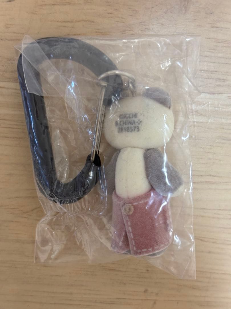 ベアブリック風 クマ キーホルダー カラビナ付き — image 2