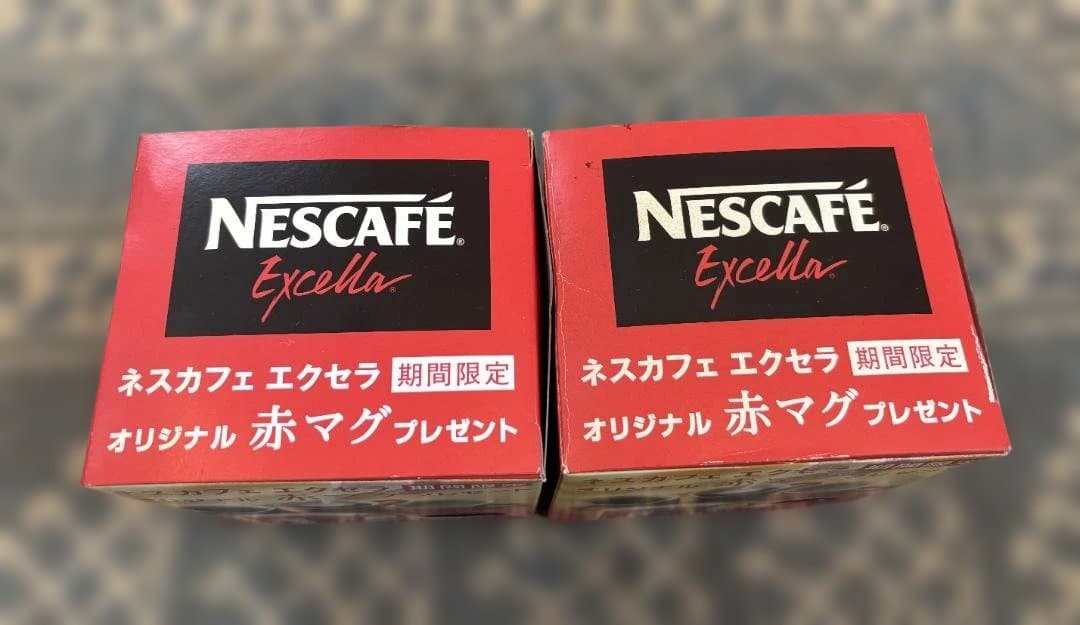 ネスカフェ エクセラ オリジナル赤マグ 期間限定　昭和レトロ　2個組 — image 5