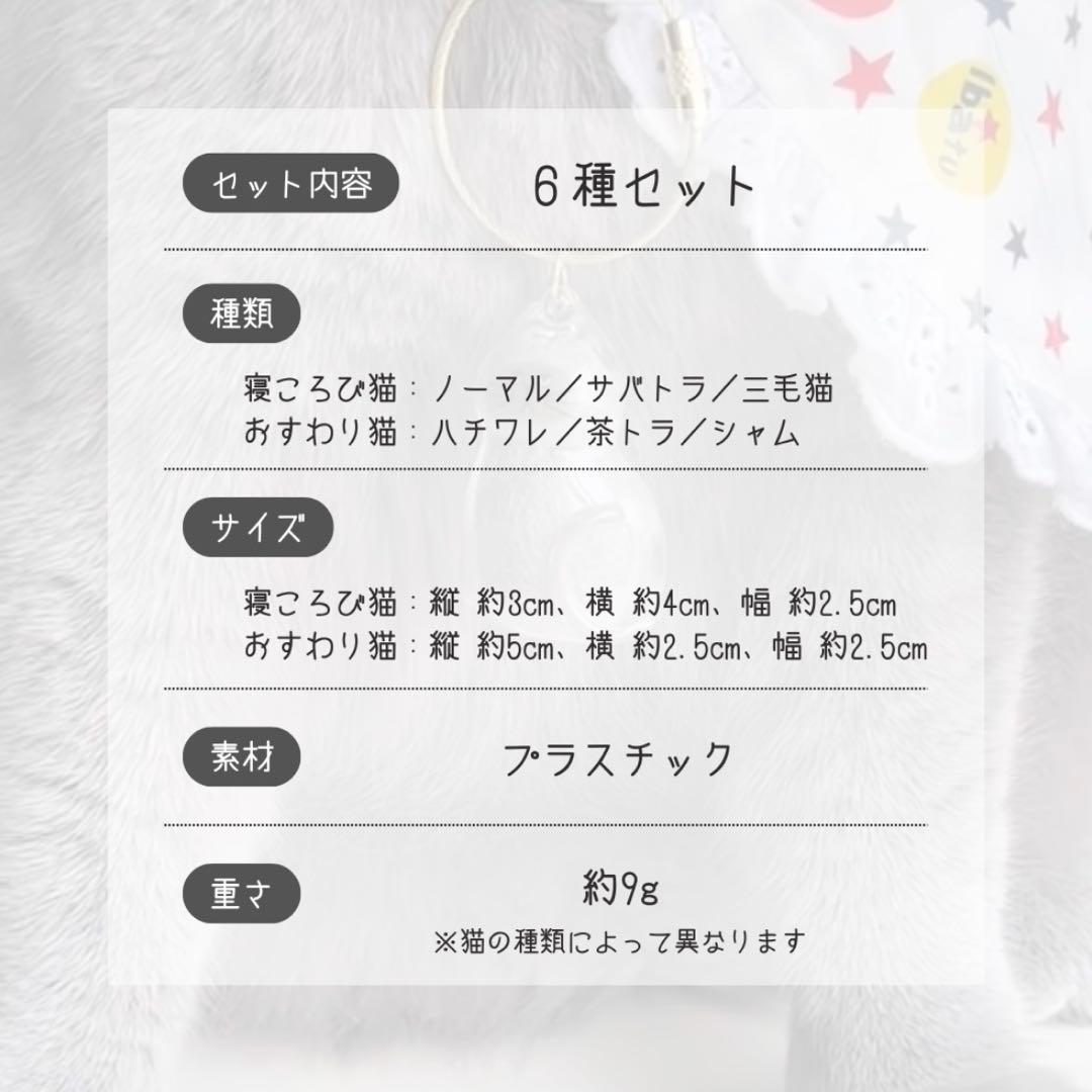 うちの子のけだまだま メモリアル 6個セット 猫 キーホルダー コンプリート — image 5