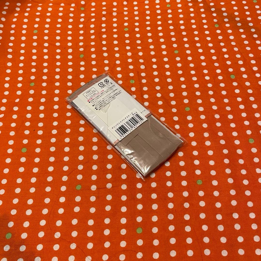 デシンワイドバイアス　クリーム茶　803 — image 2