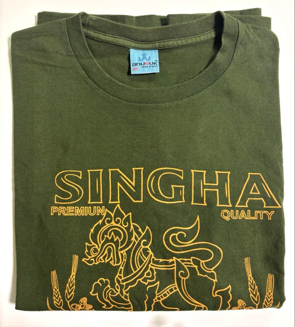 【値下げしました！】SINGHA Lager Beer Tシャツ S〜Mサイズ — image 3